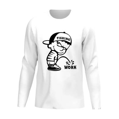 Fishing And Work Men Long Sleeve Shirt